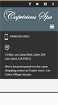 Mobile Screenshot of capriciousspa.com